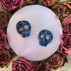 ✨ Titanium Druzy Skull 💀